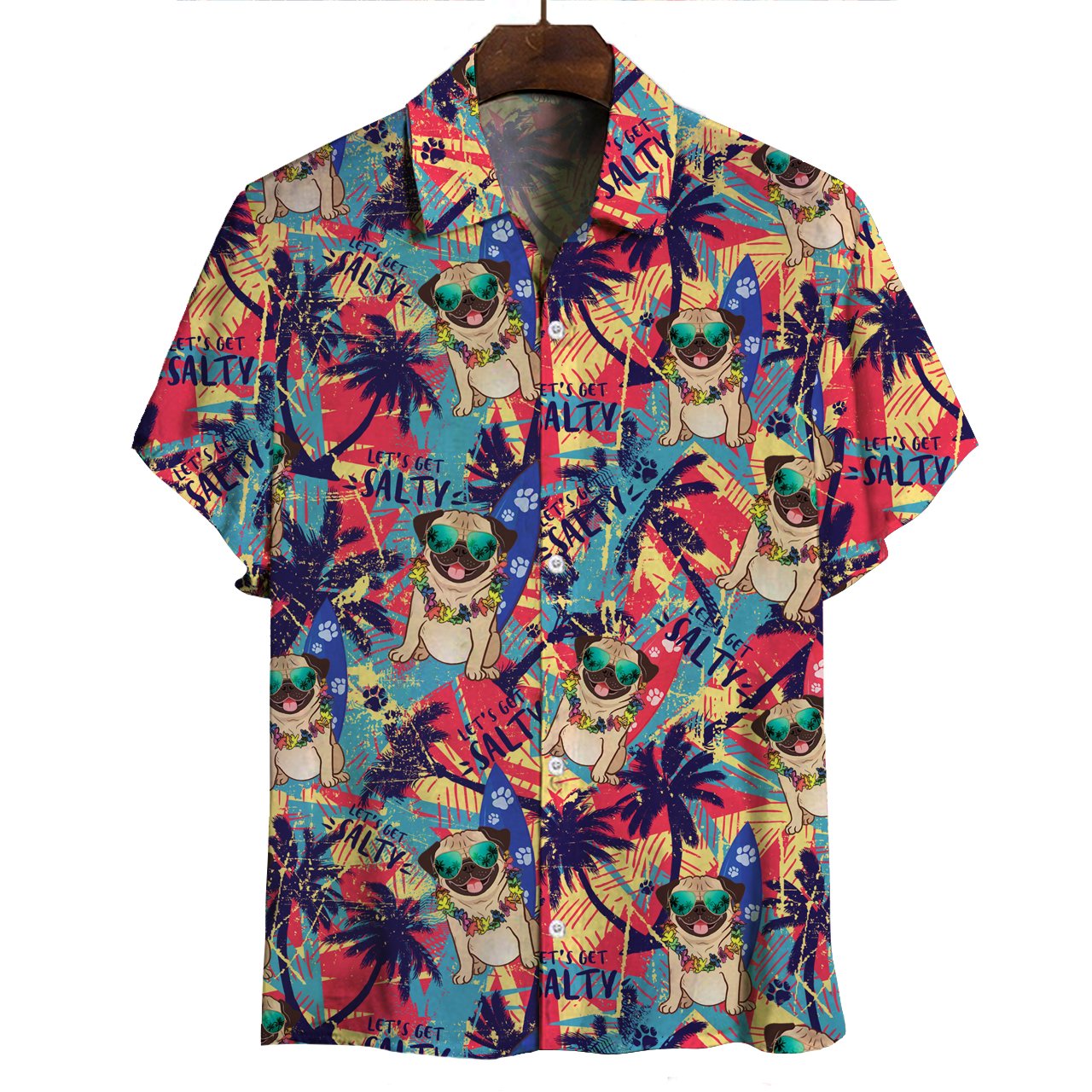 Aloha Hawaii Pug Shirt Ha108683