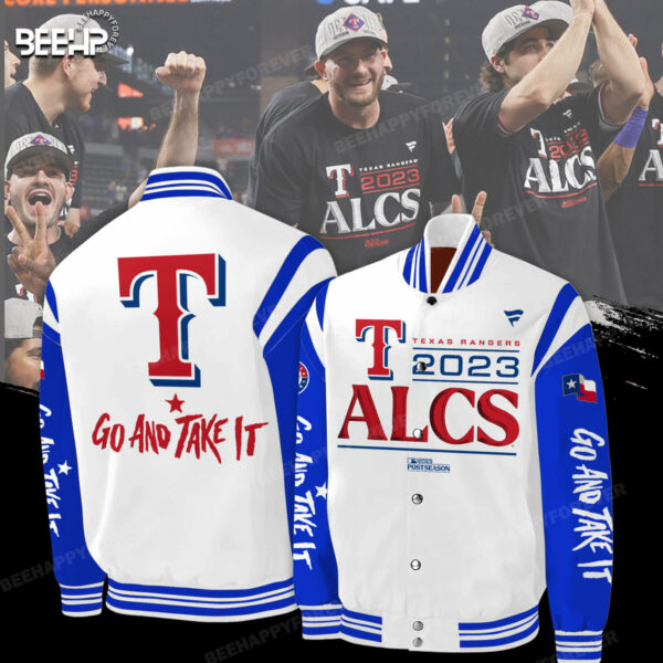 ..Texas Rangers Alcs Locker Room Baseball Jacket