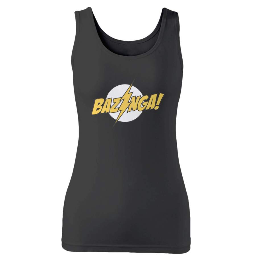 Bazinga Logo Lighting Woman’s Tank Top