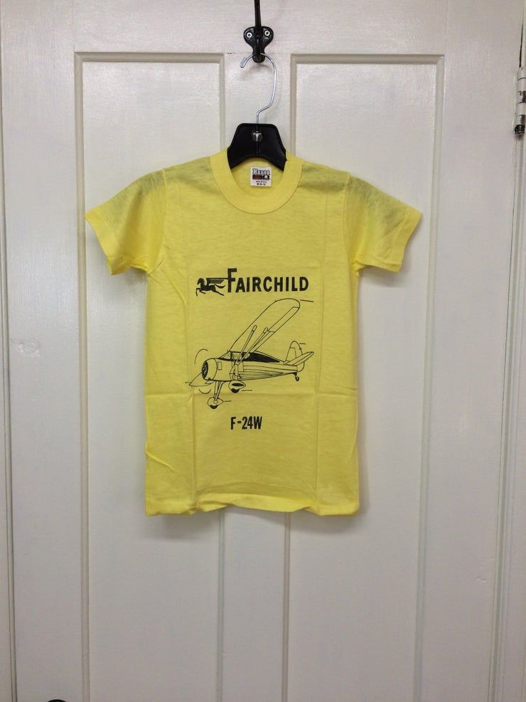 Deadstock Fairchild F 24W Vintage Airplane Shirt