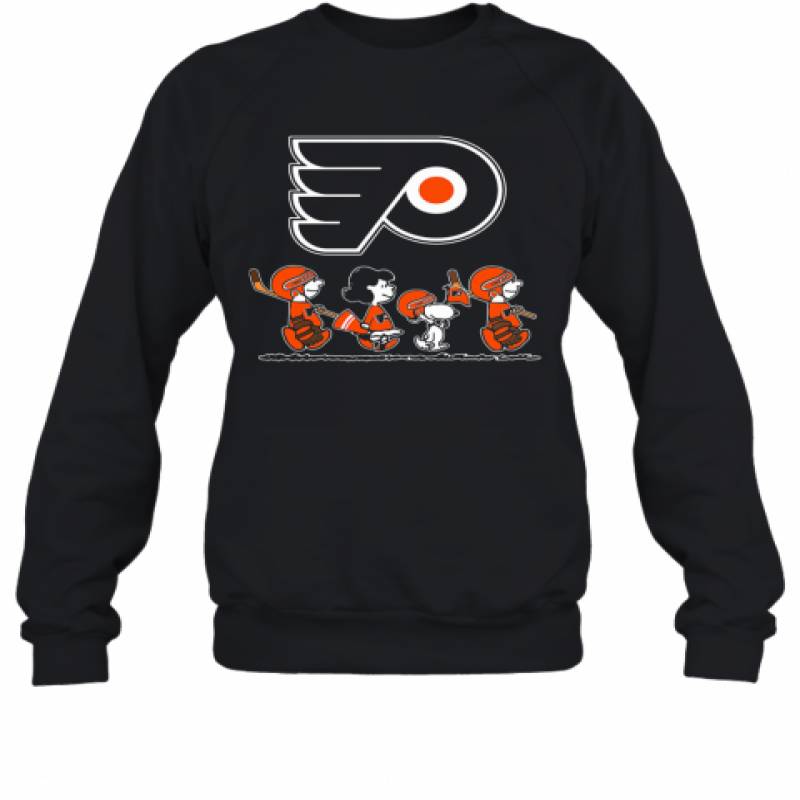 The Peanuts Philadelphia Flyers Hockey Logo Sweatshirt