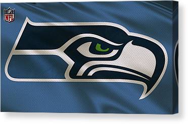 1 Seattle Seahawks Uniform Joe Hamilton Canvas Print