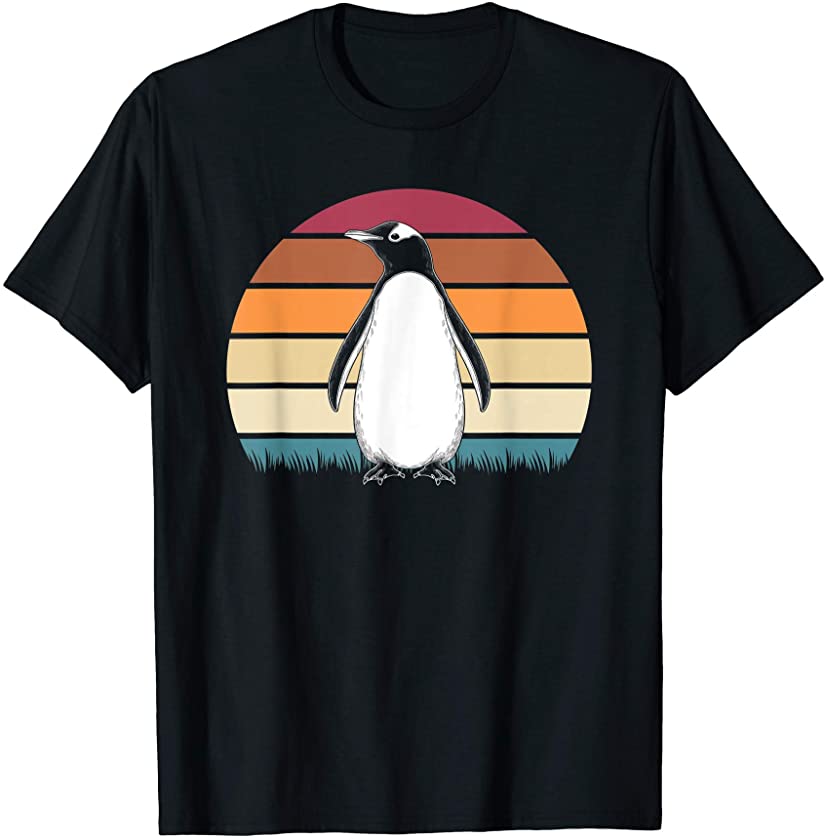 Retro Animal Penguin T-Shirt