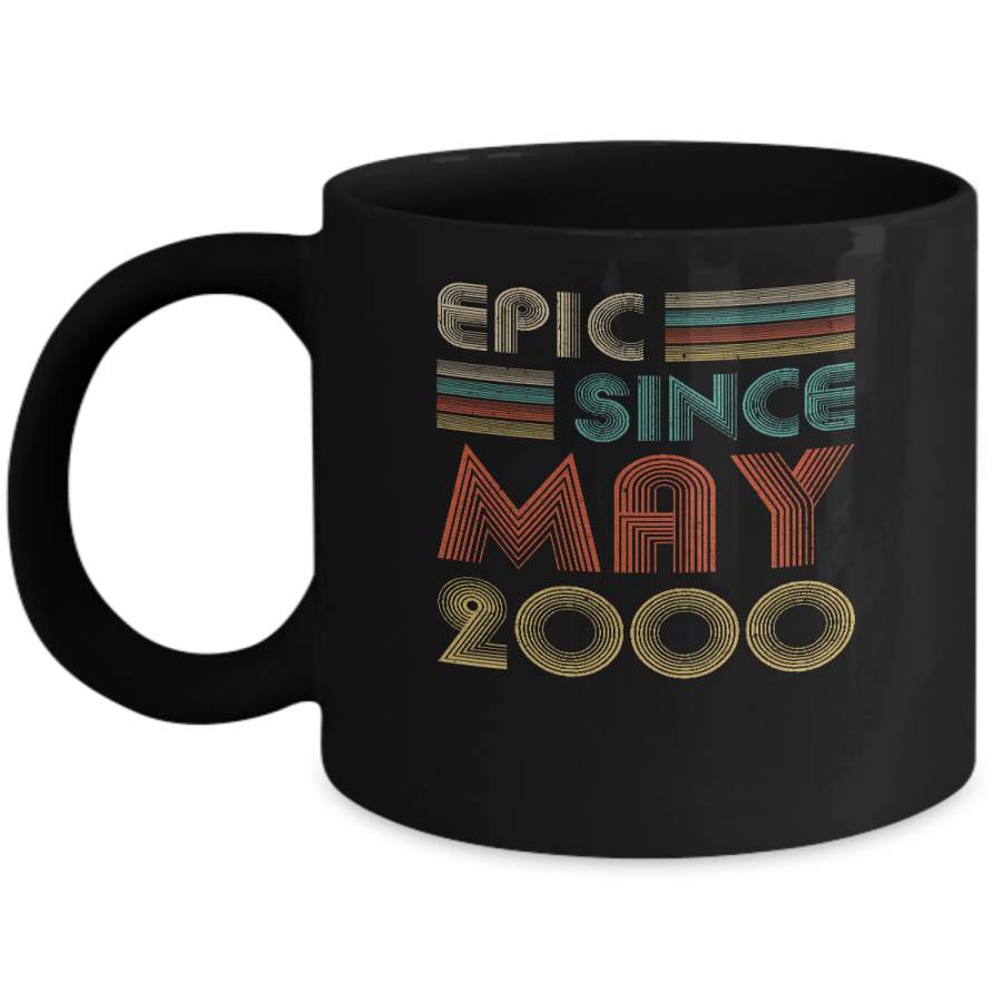 Epic Since May 2000 Vintage 20th Birthday Gifts Mug