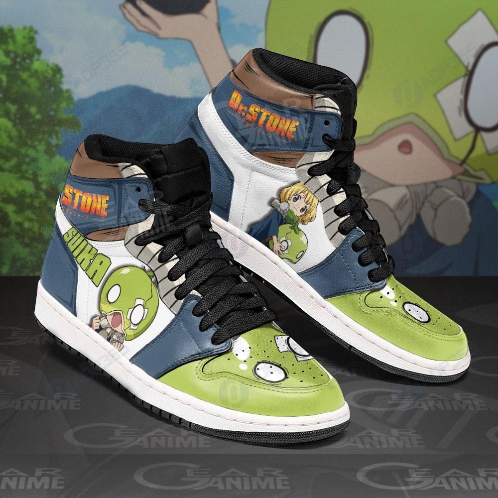 Suika Sneakers Dr Stone Custom Anime Shoes Air Jordan 13 Shoes Hajd2403472