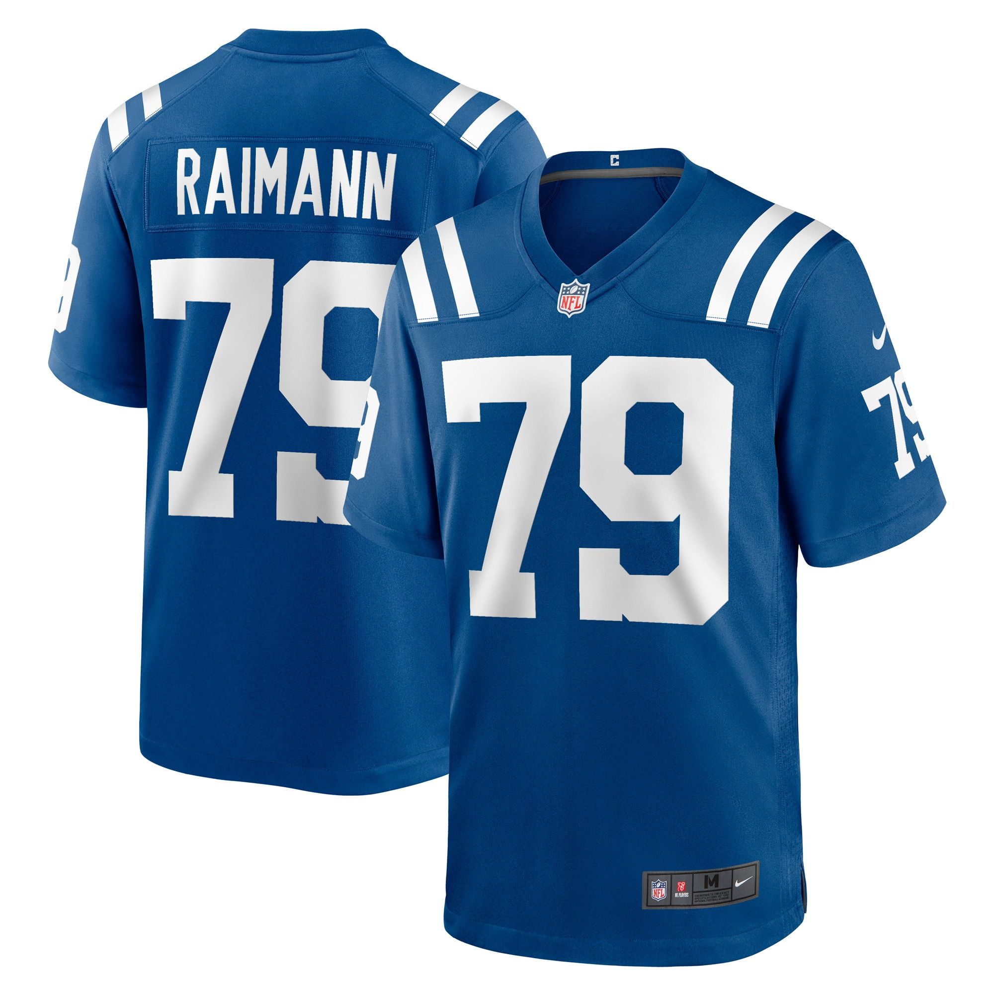 Bernhard Raimann Indianapolis Colts Player Game Jersey – Royal NFL