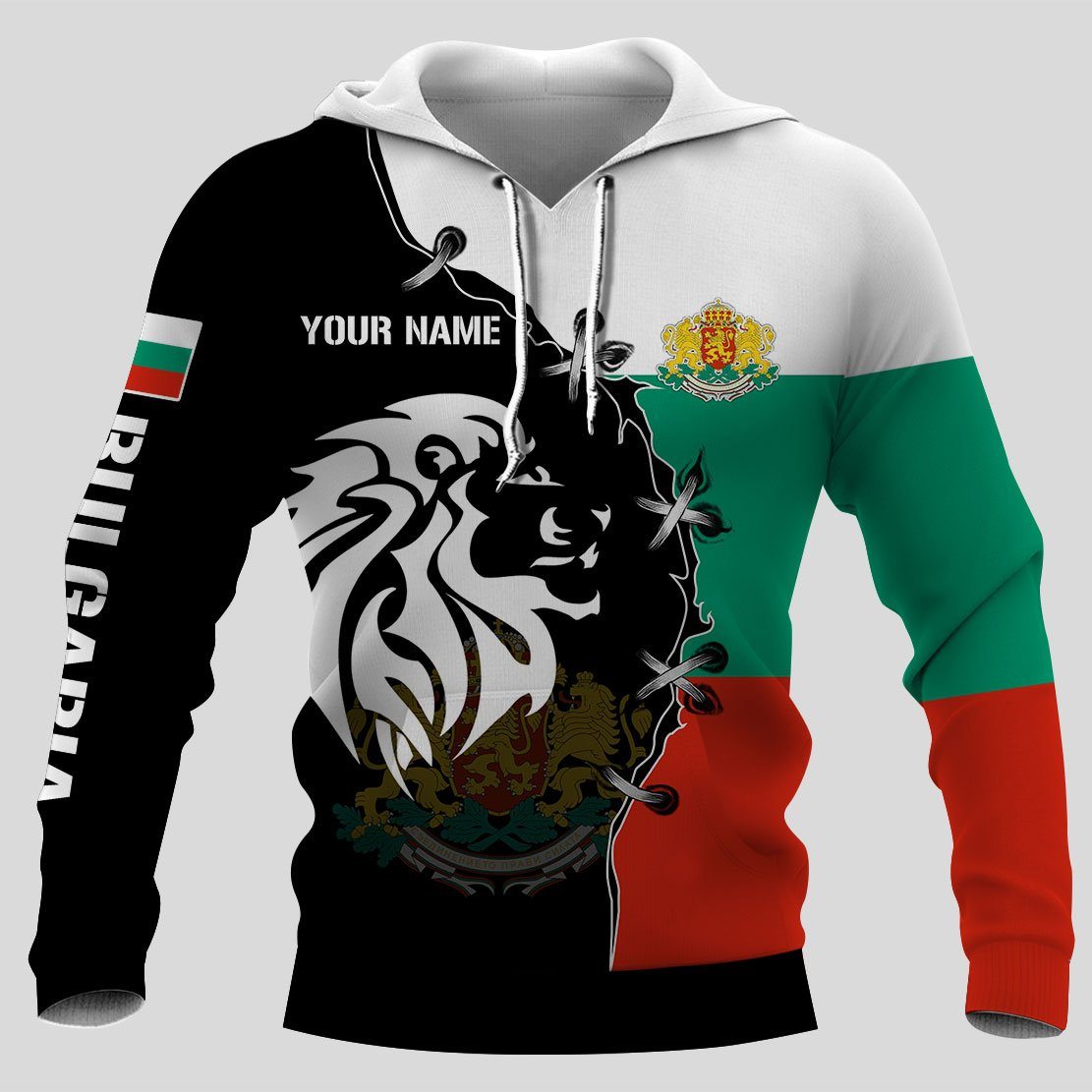 Bulgaria Lion Hoodies And T-Shirts 3D Full Printing