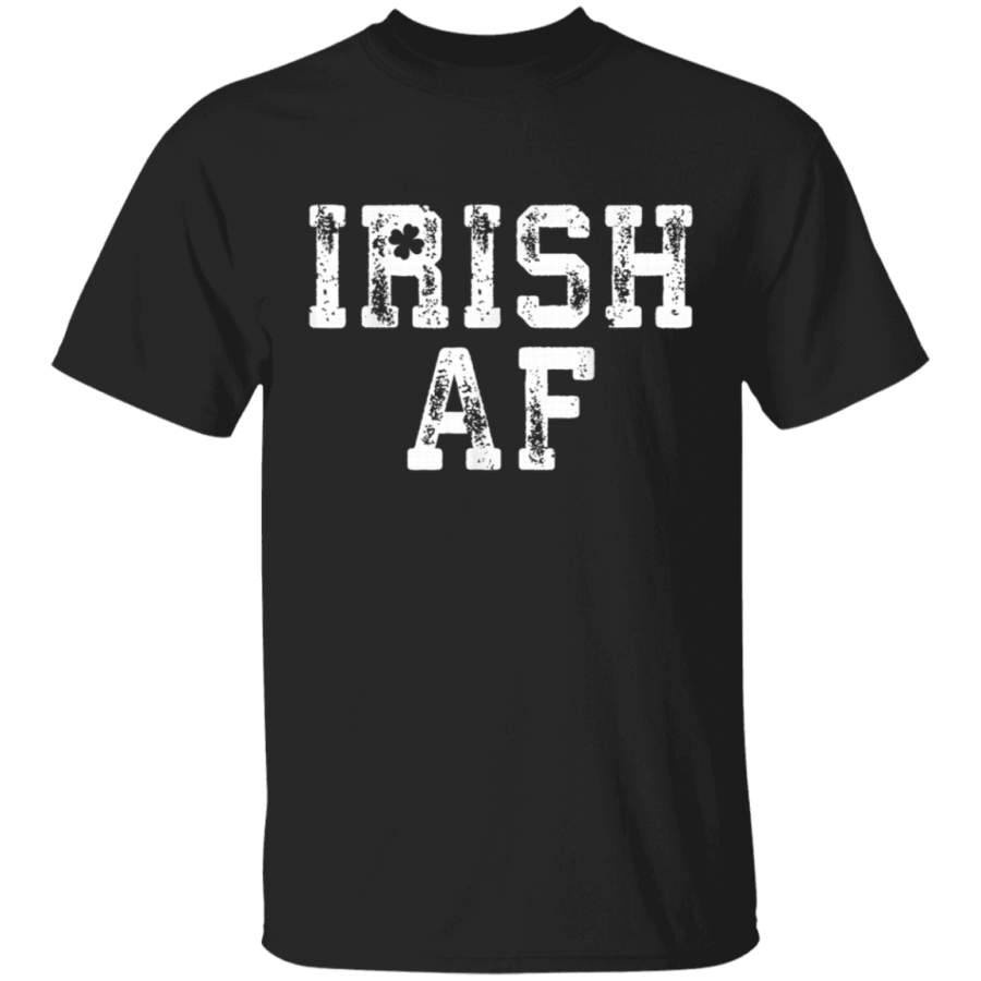 Irish AF Tshirt Vintage Saint Patrick Day Gift Tshirt Tshirt