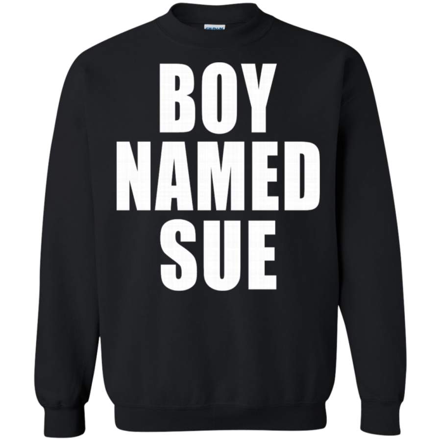 AGR Johnny Cash Inspired Boy Named Sue Crewneck Pullover Sweatshirt