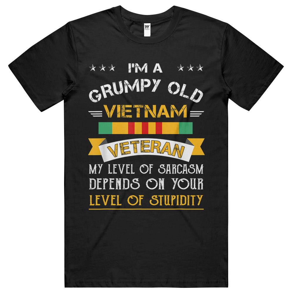 Grumpy Old Vietnam Veteran T Shirts