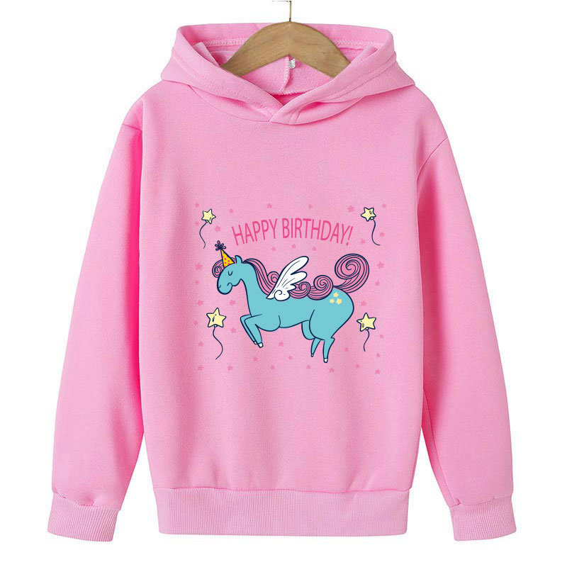 Unicorn Cosplay Children’s Clothes Hoodies Baby Boy Clothes Kids Outerwear Girl Hoodies Anime Clothes for Kids Tops Sweatshirt alx