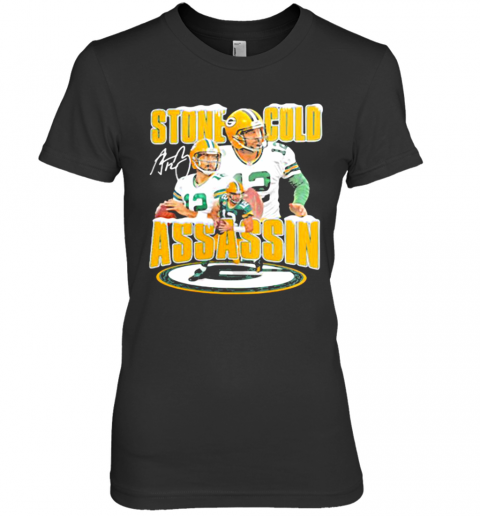 Stone Gold Assassin Signature Green Bay Packers Premium Women’S T-Shirt