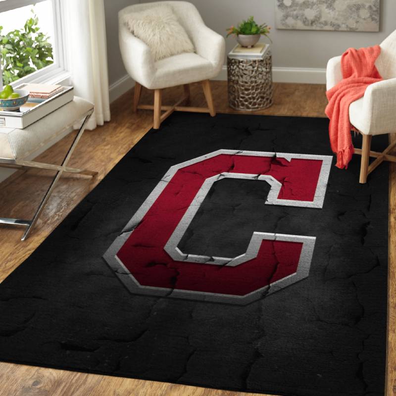 Rug Home Decor Cleveland Indians Baseball – Baseball Logo Sport