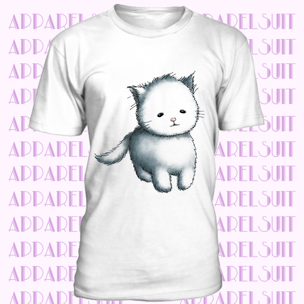 Cute Sleepy Fluffy Kitten T-shirt