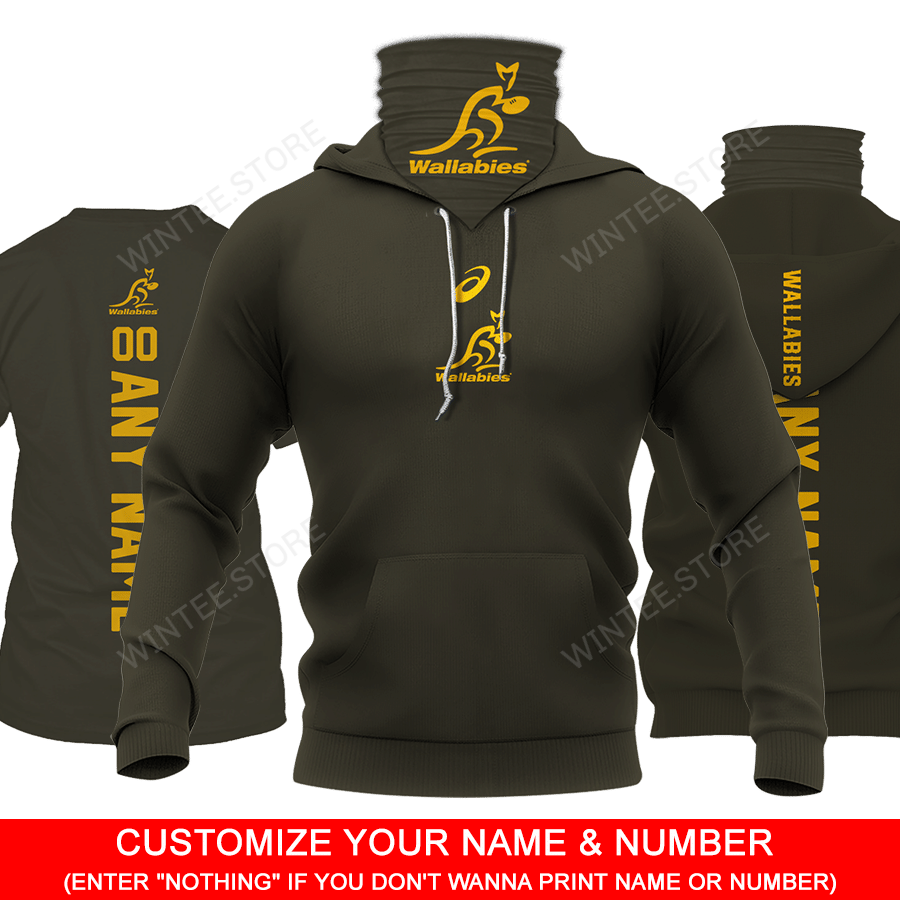 AUSTRALIA004 – CUSTOMIZE YOUR NAME & NUMBER – HOT SALE 3D PRINTED