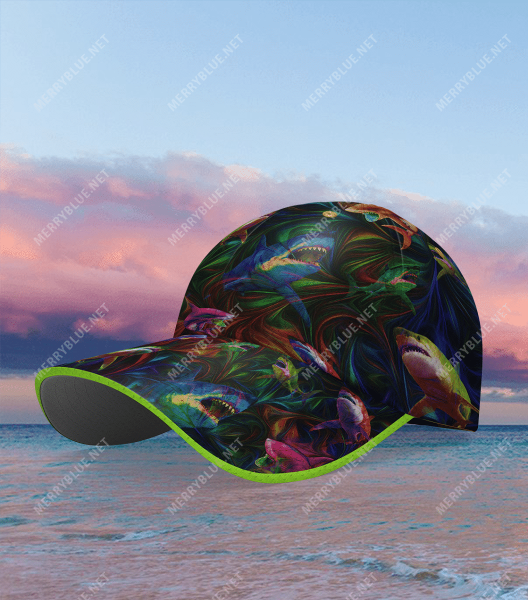 Amazing Shark Hawaiian Aloha Shirts Cap