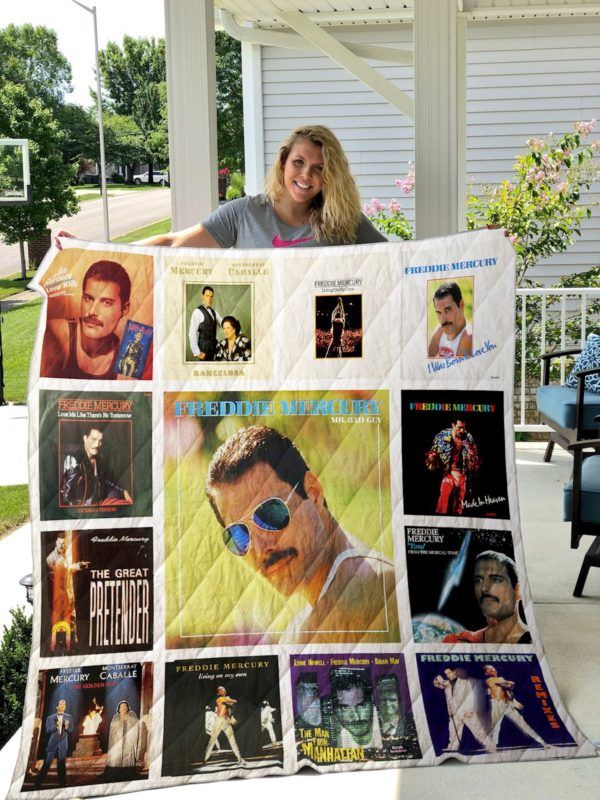 Freddie Mercury 3D Quilt Blanket HGM4