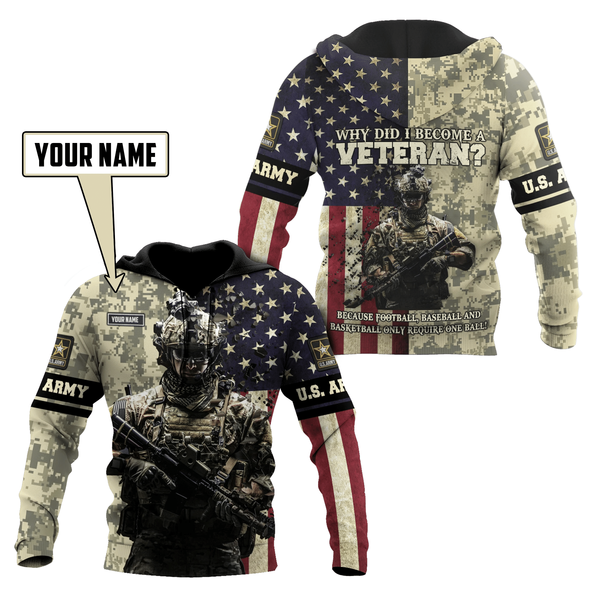 USATOPDEAL.COM – US Army Veteran 3D All Over Printed Shirts For Men and Women DQB16102001ST