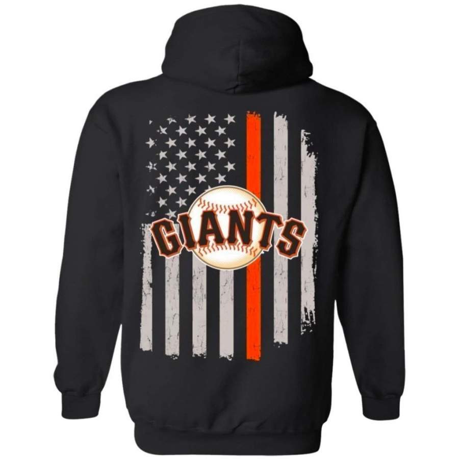 San Francisco Giants Team American Flag Hoodie Gift VA07