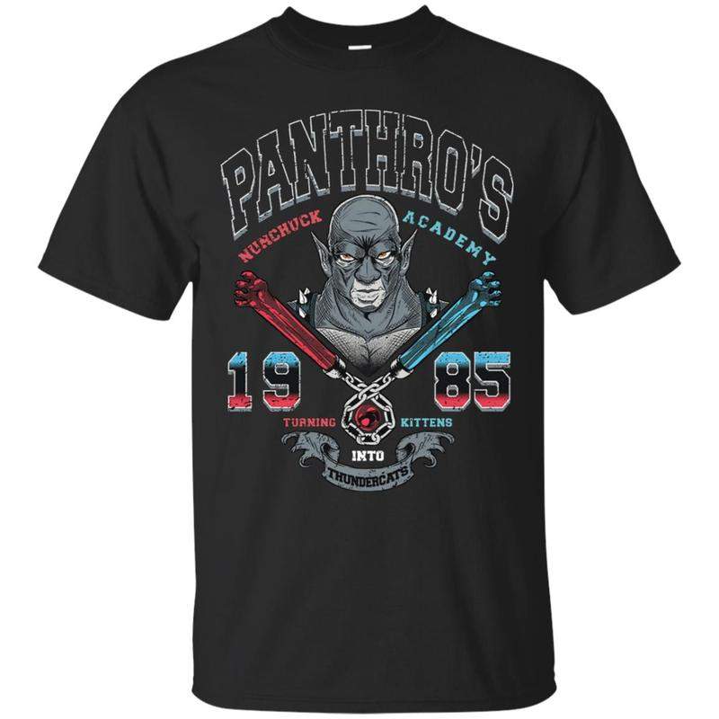 Panthro Thundercats Nunchuck Academy 1985 Turning Kittens T Shirts  Shirt Hoodie