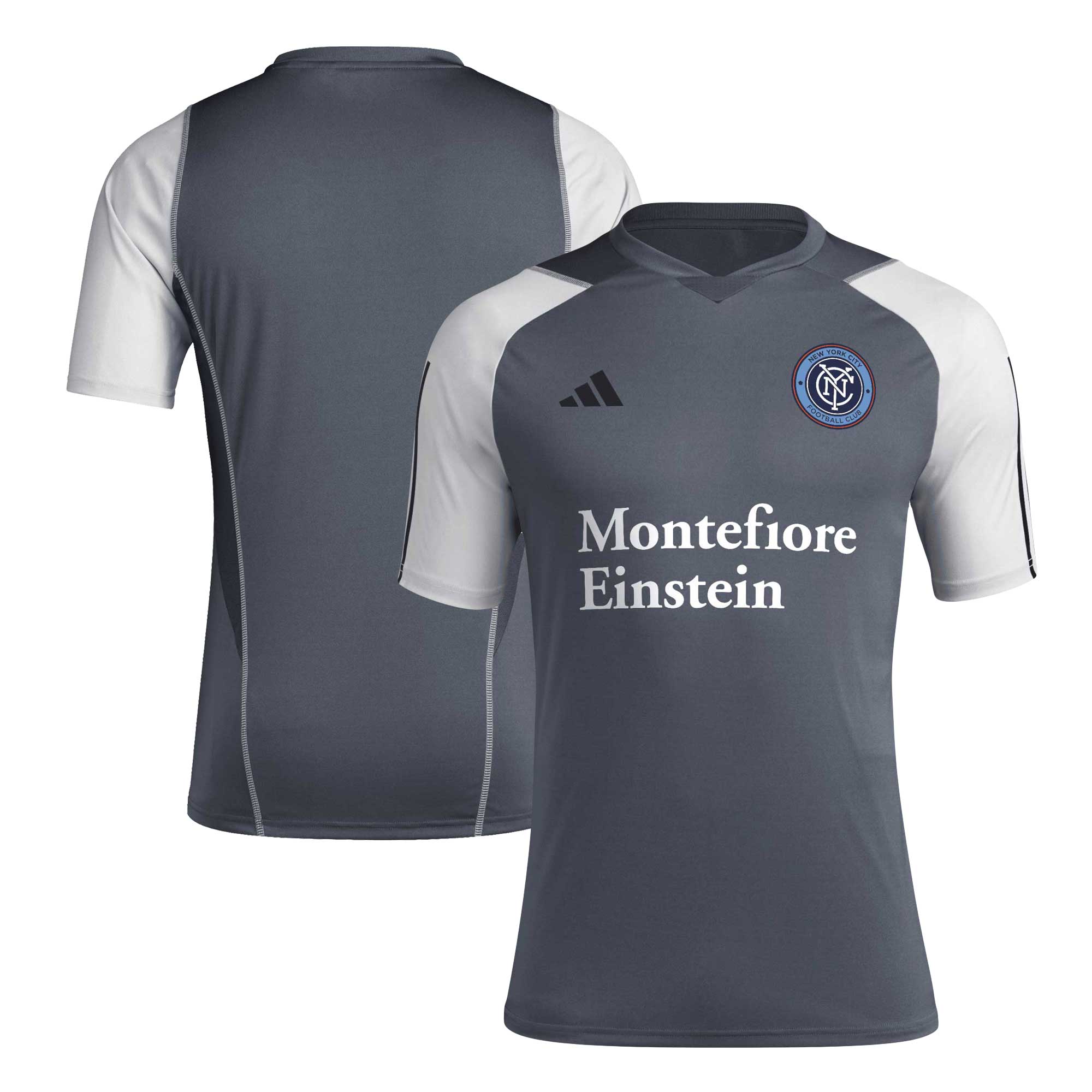 New York City FC 2024 AEROREADY Training Jersey – Gray