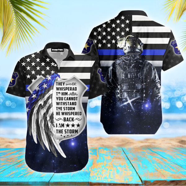 Thin Blue Line Police Hawaii Shirt For Men Women Ha68463