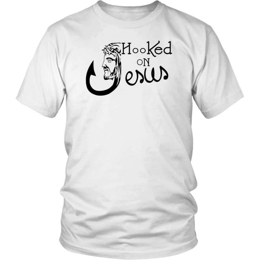 Hooked on Jesus christian t-shirt | Jesus shirts