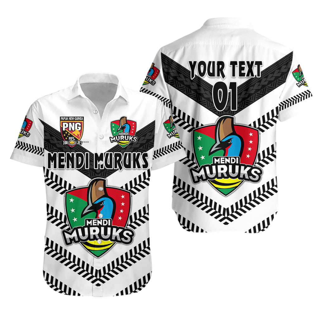 (Custom Personalised) Papua New Guinea Prk Mendi Muruks Hawaiian Shirt Rugby Original Style – White, Custom Text And Number Lt8