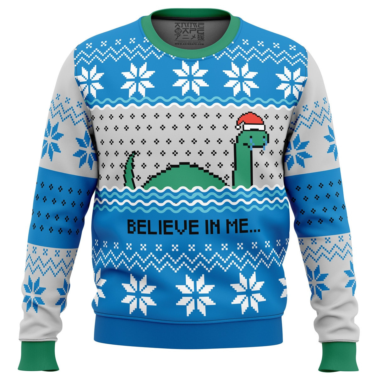 Believe In Me…Nessie Ugly Christmas Sweater