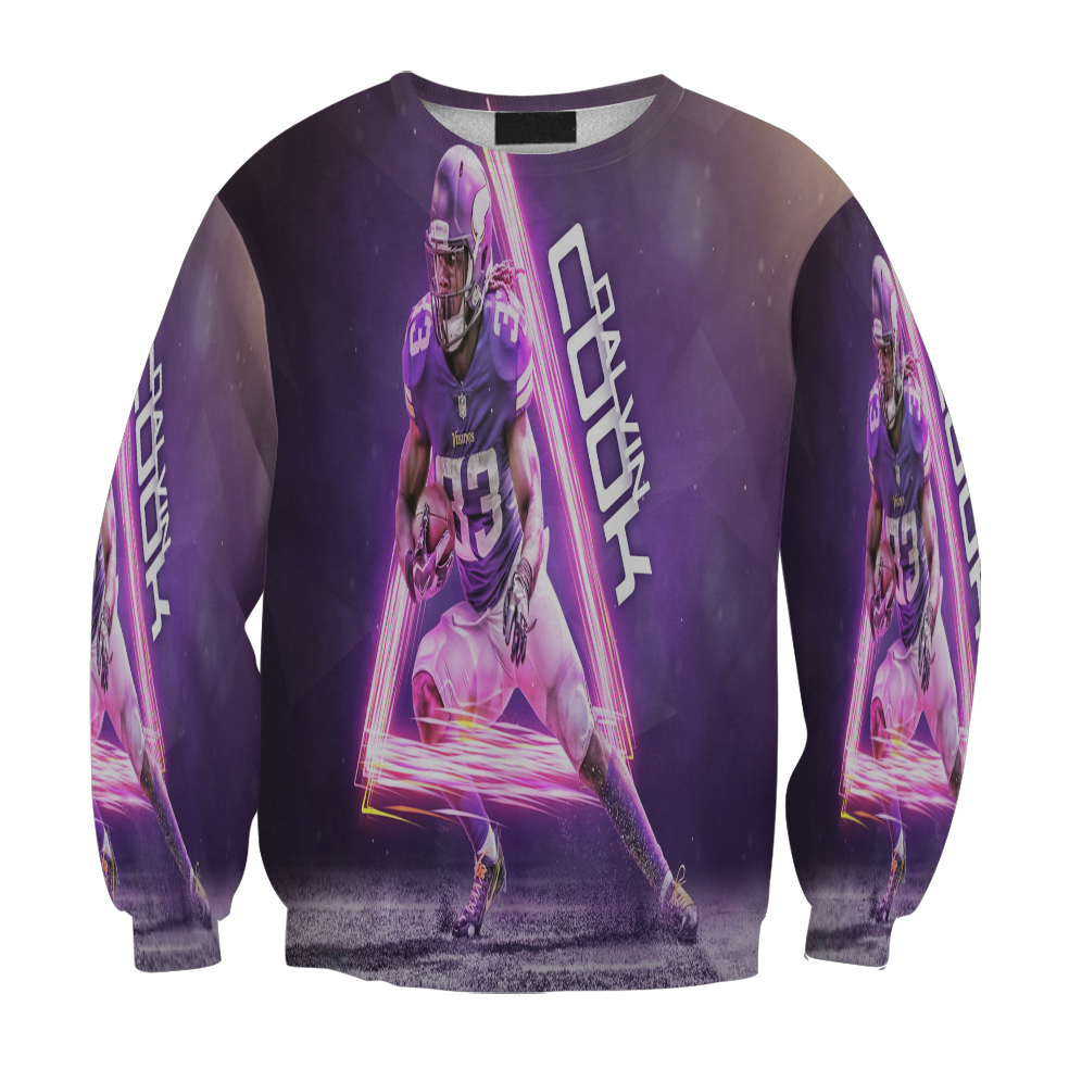 Minnesota Vikings Dalvin Cook 33 Gift For Fan 3D Full Printing Sweatshirt