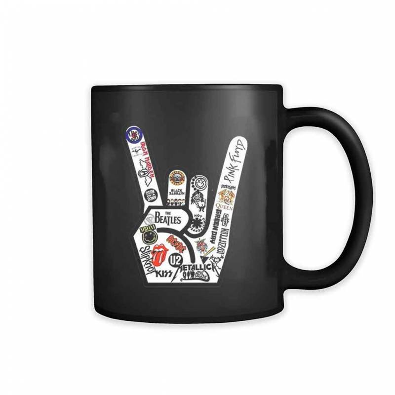 Best Rock Metal Bands Of All Time Music Band Group 11oz Mug