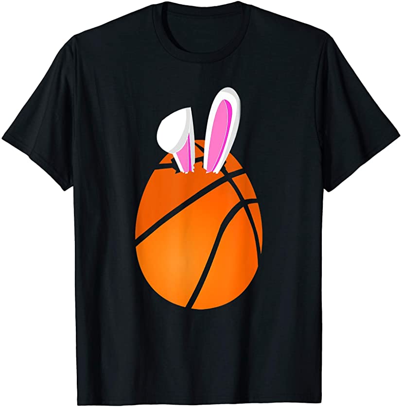 Cute Easter Egg Easter Bunny Easter Day Funny Basketball T-Shirt