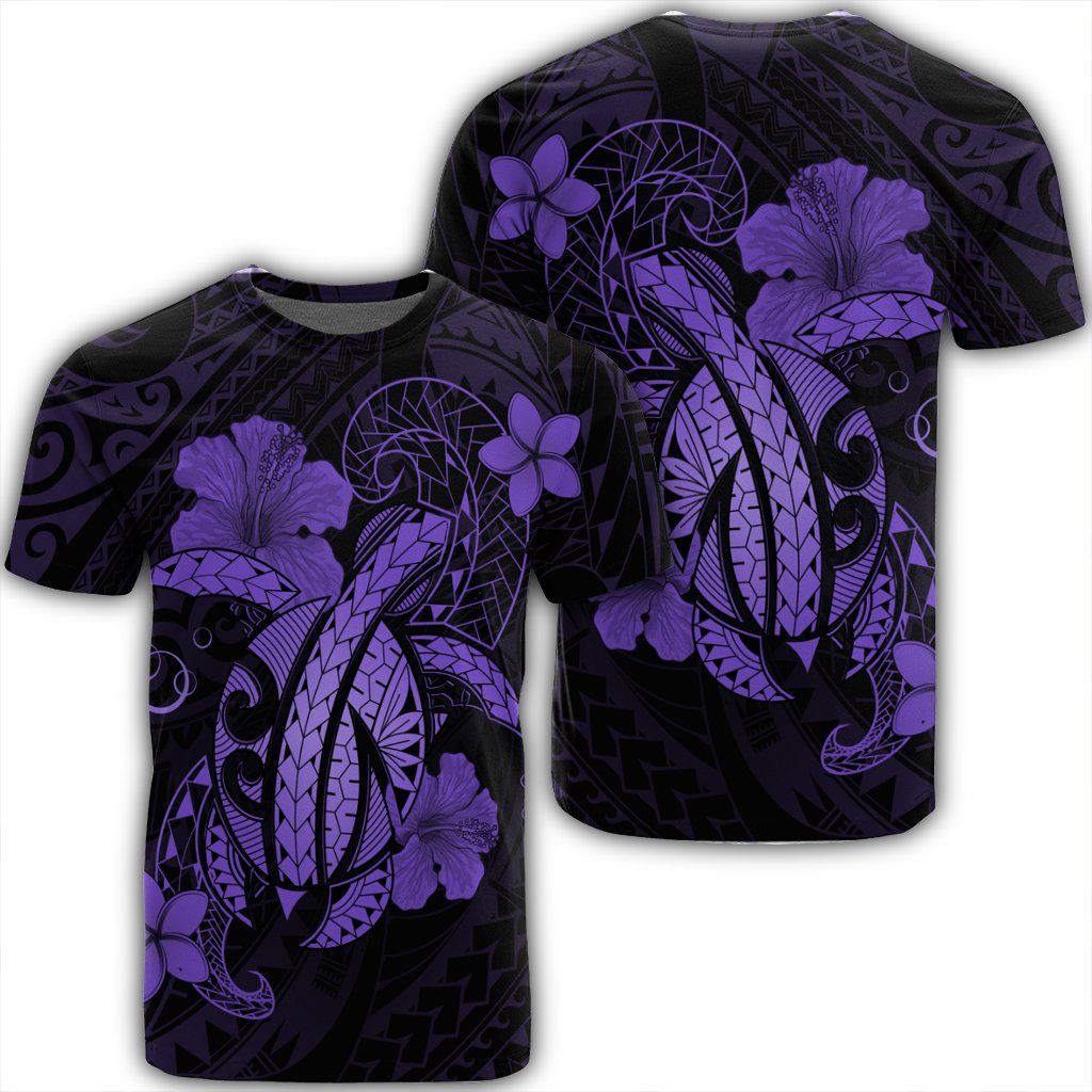 Hawaiian Turtle Flower Polynesian Purple Ah Ha7750