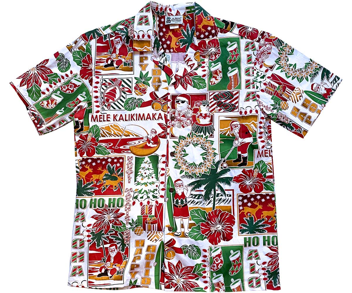 Aloha Christmas Traditions Whitehawaiian Shirt Made In Summer Beach Shirts Ha27531