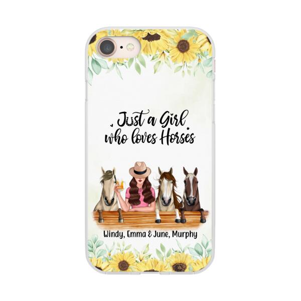 Personalized Phone Case, Life Is Better With Horses, Gift For Horse Lovers