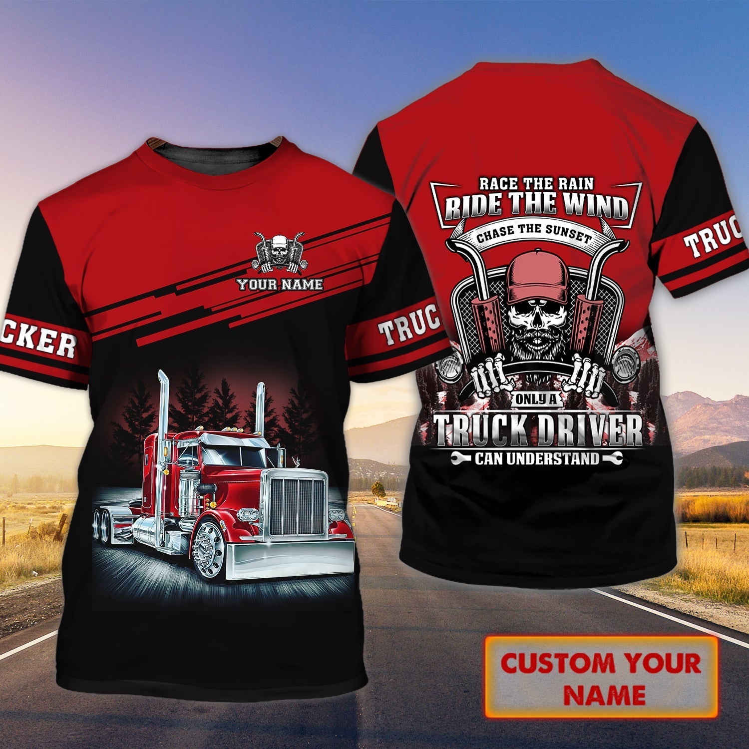 Custom Funny Trucker Shirt Only Truck Driver Can Understand 3D Tee Shirt Best Trucker Gift