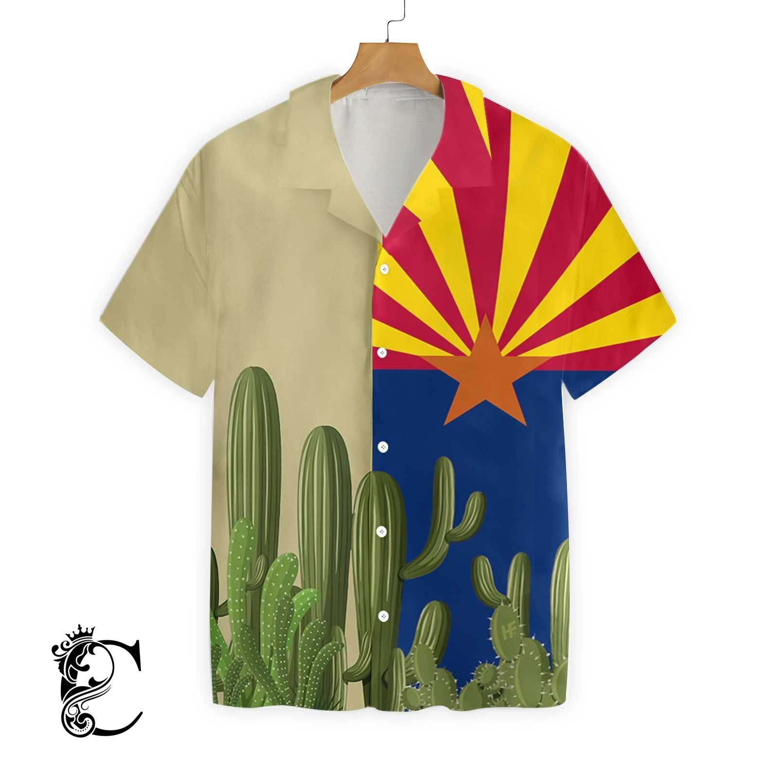 Arizona Flag Saguaro Ez16 0602 Hawaiian Shirt