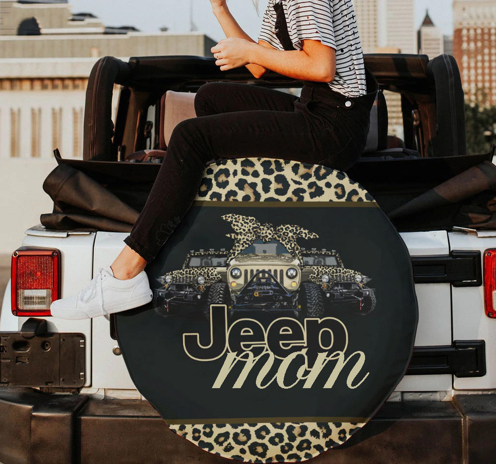 Leopard Jp Mom/ Girl Spare Tire Cover