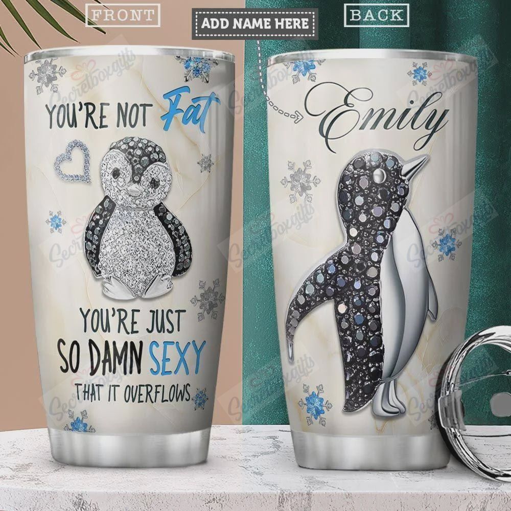 Personalized Penguin Yq0602285Cl Stainless Steel Tumbler Travel Customize Name, Text, Number, Image