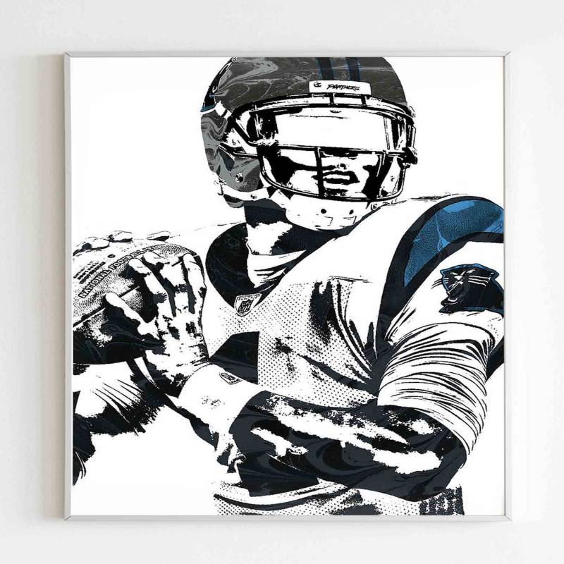 Carolina Panthers Cam Newton Poster