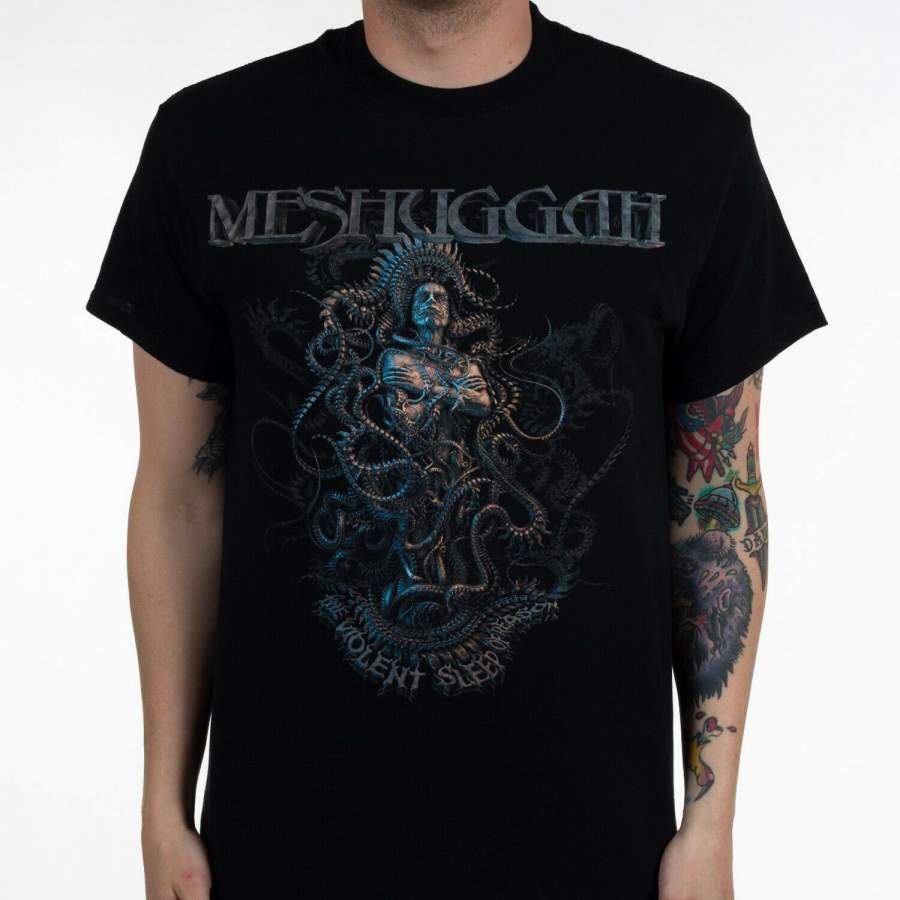 Meshuggah Shirt Meshuggah Violent Sleep T-Shirts