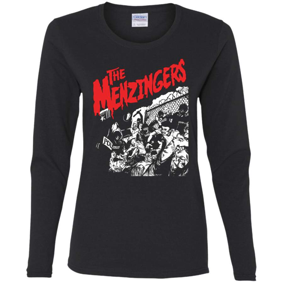 Menzingers Men’s Police Riot Ladies LS T-Shirt