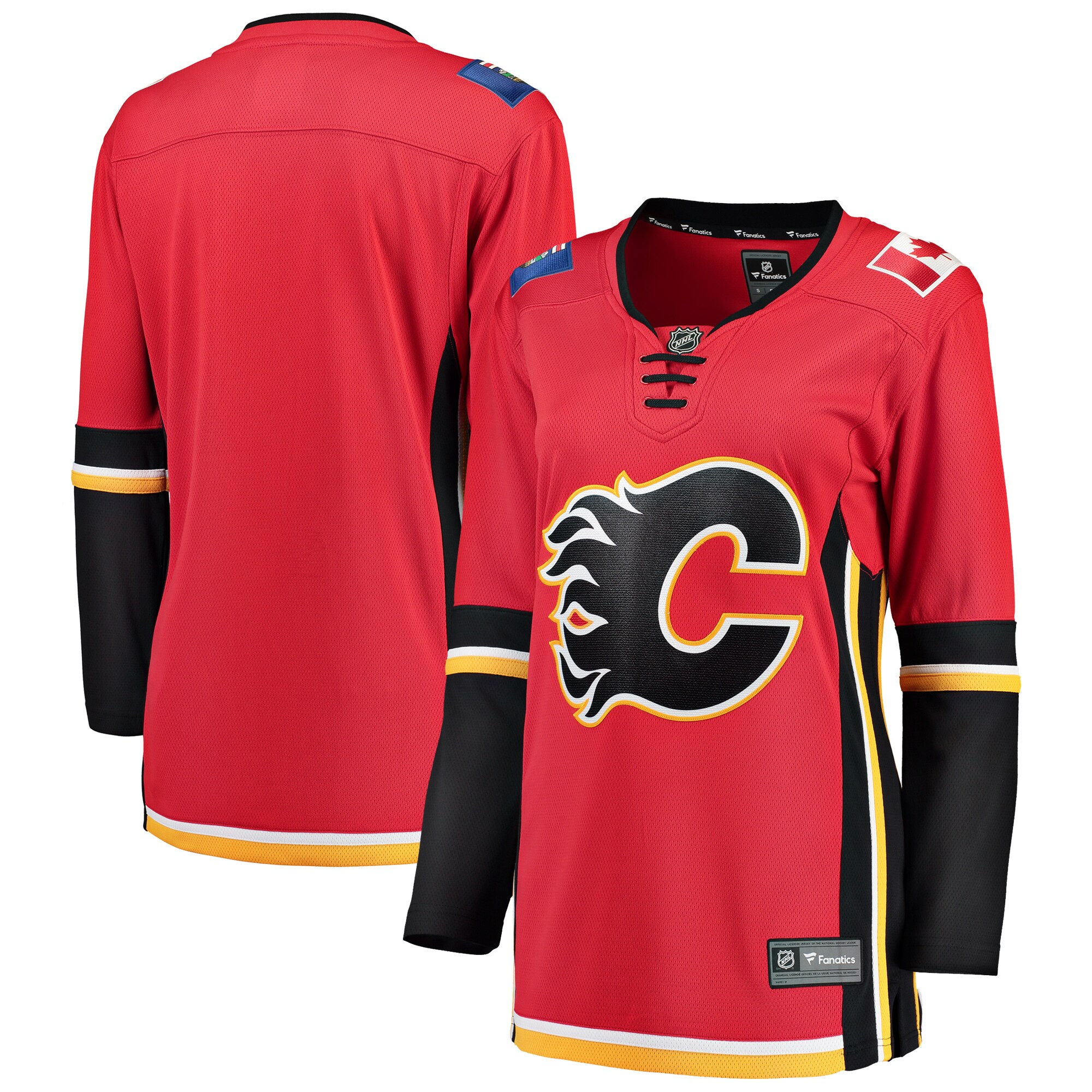 Calgary Flames Branded Women's Premier Breakaway Alternate Jersey – Red/Black