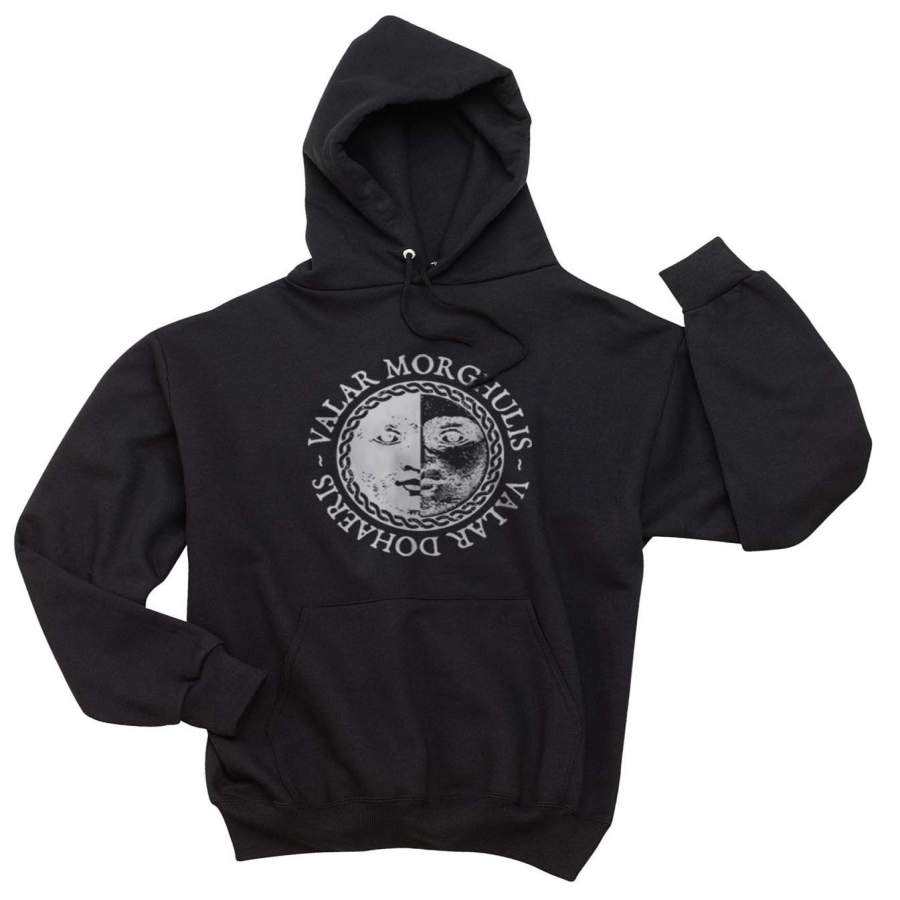 Valar Morghulis Valar Dohaeris Arya Stark Game of Thrones Unisex Pullover Hoodie