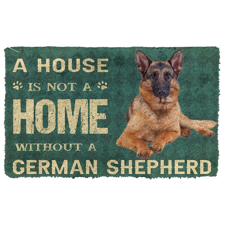 Waybackapparel A House Is Not A Home German Shepherd Dog 3D Doormat