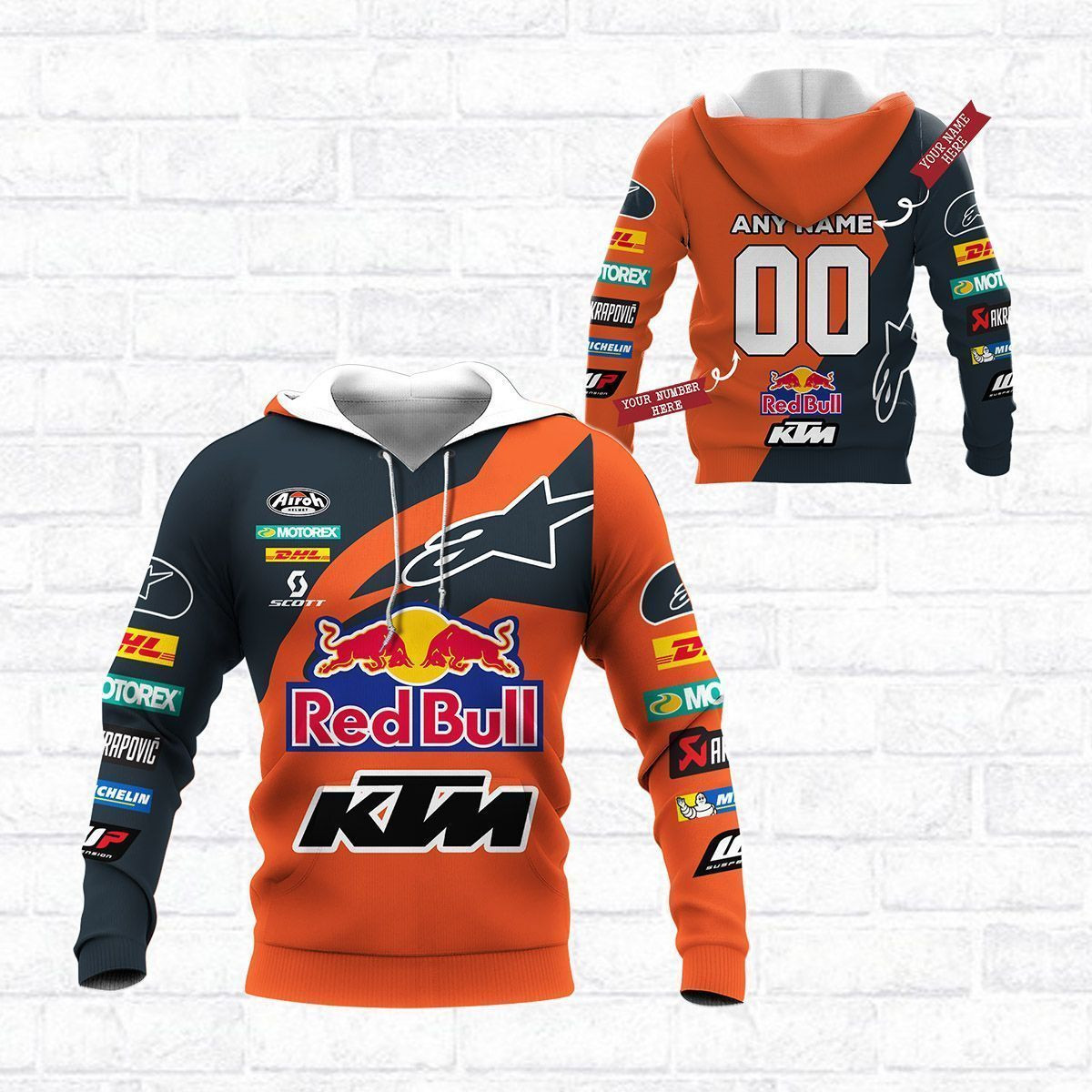 Custom 3D All Over Printed Ktm Racing  Shirts Ver2