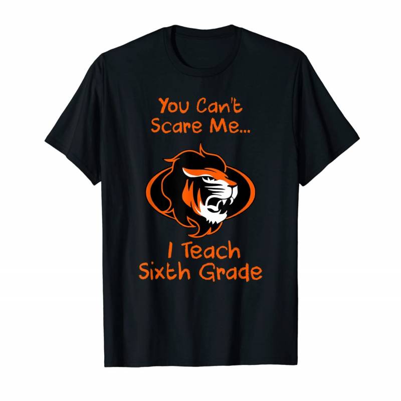 You Can’t Scare Me I Teach Sixth Grade Lion T-shirt