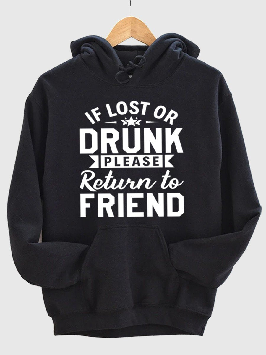 Unisex Best Friend Funny Drunk Matching Hoodie Sweatshirt