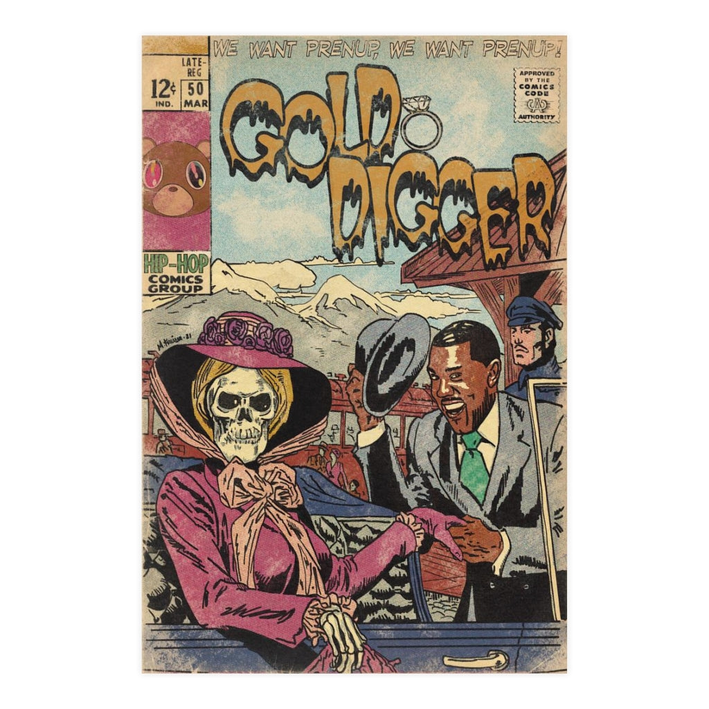 Kanye West – Gold Digger – Vertical Matte Posters