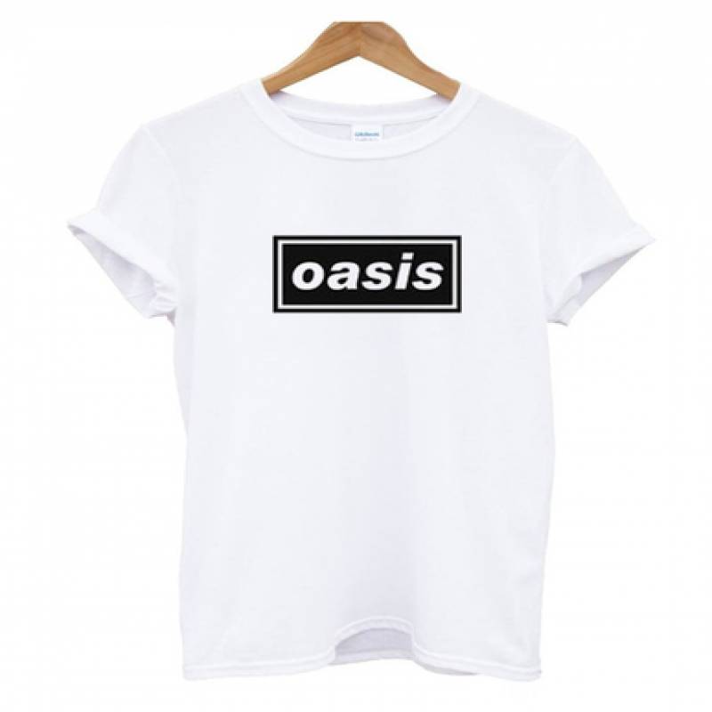 oasis white t shirt